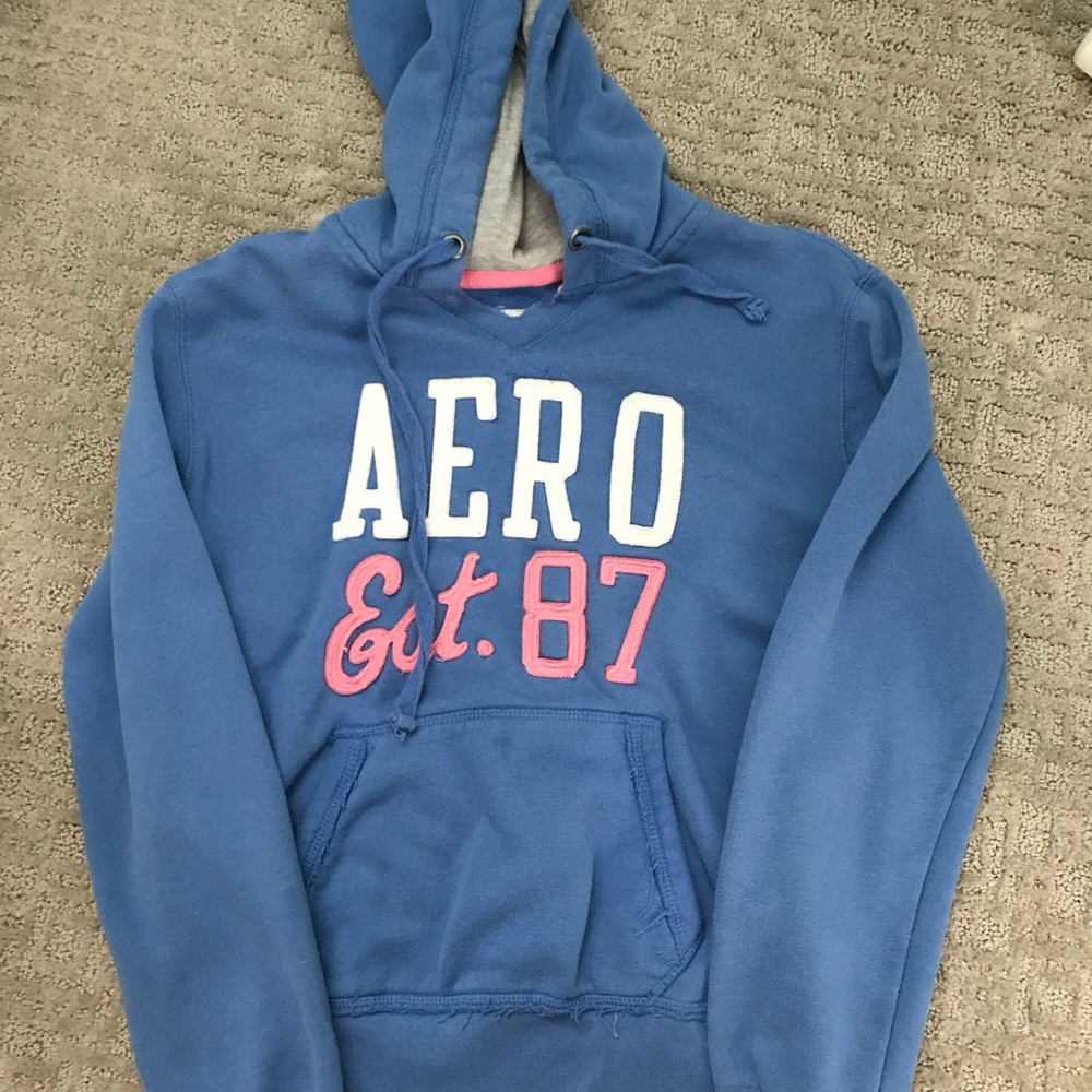 light blue aeropostale jacket lightly worn